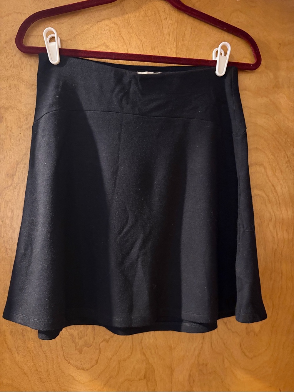 LOFT Black A-Line Skirt